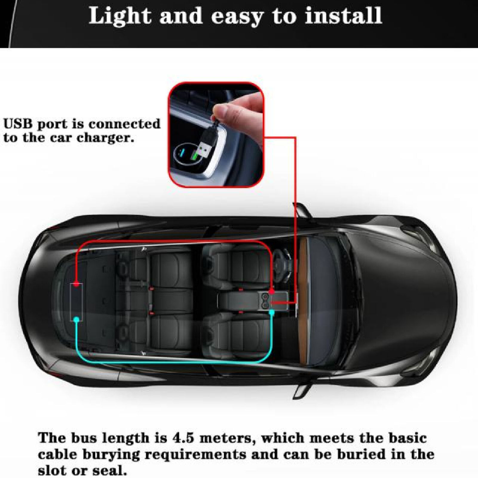 LED Car Sign Flexible LED Panel APP Control Custom Text Pattern
