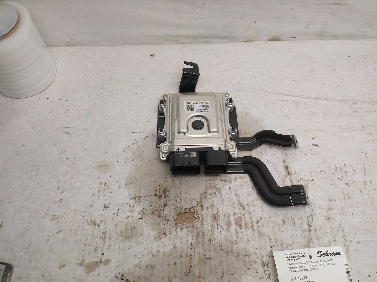 Chassis ECM Transmission Dash Mounted FWD Fits 20-22 TELLURIDE 2964826