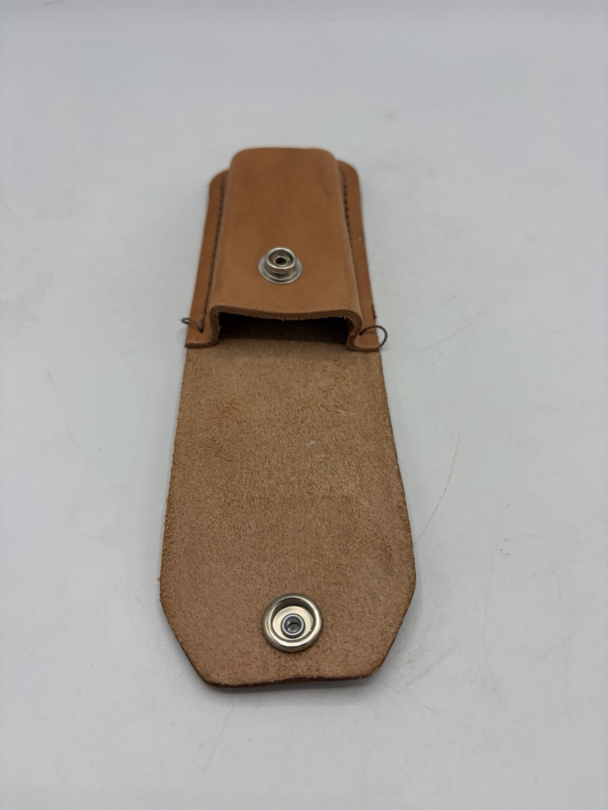 New Schrade Tool Tan Leather Sheath (No Knife)