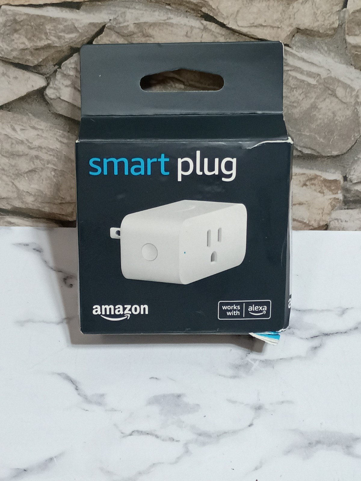 Open Box - Amazon Smart Plug - White, Alexa Compatible, Smart Home