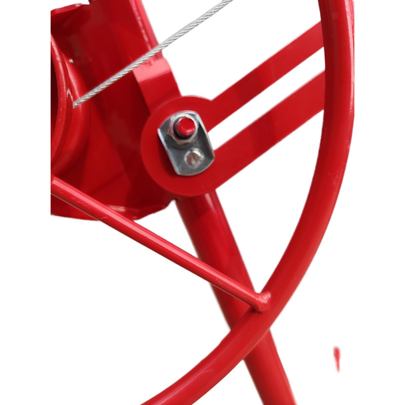 11' Drywall Panel Hoist with Rolling Casters - Lockable Construction Lift