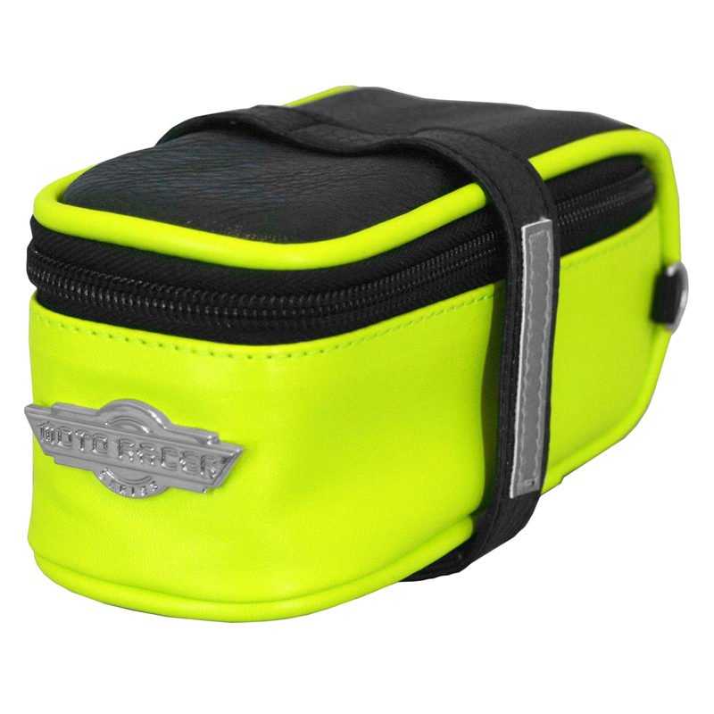 Moto Racer Moto Saddle Up Bicycle Seat Bag Green/Black