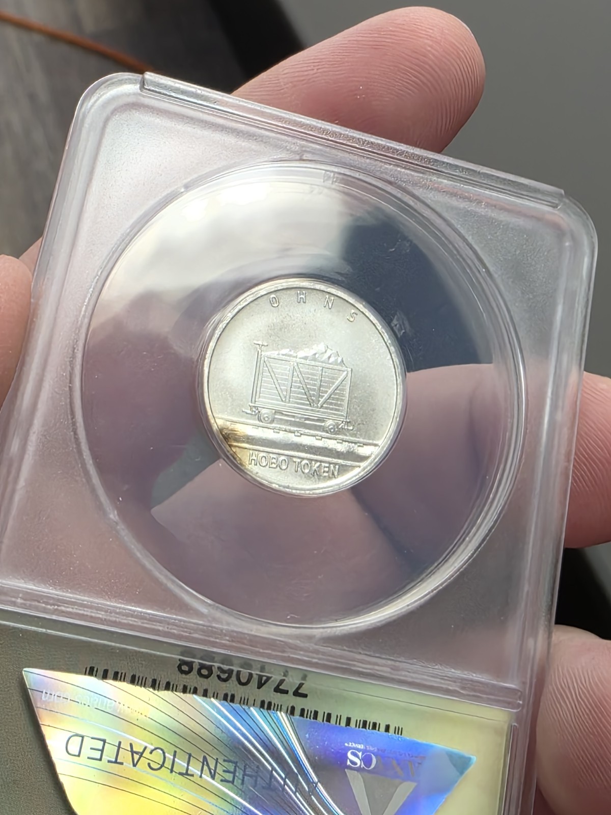 Dan CARR 2016 OHNS TOKEN! SILVER! ANACS MS69. 125 Mintage! Limited! Signed!