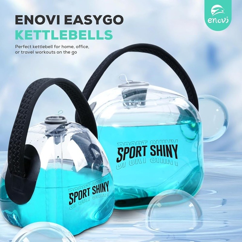 Adjustable Kettlebell 2-22LB Foldable Water-Filled Leak-Proof Training Tool New