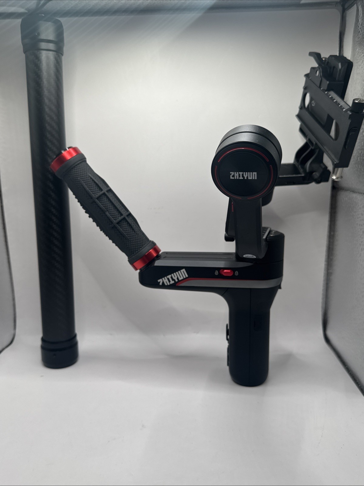 Zhiyun Weebill S 3-Axis Camera Gimbal + Carbon Fiber Extension Pole & Grip