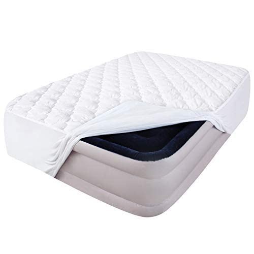 California King Air Mattress Cover, Thick 15"-23" Deep, White