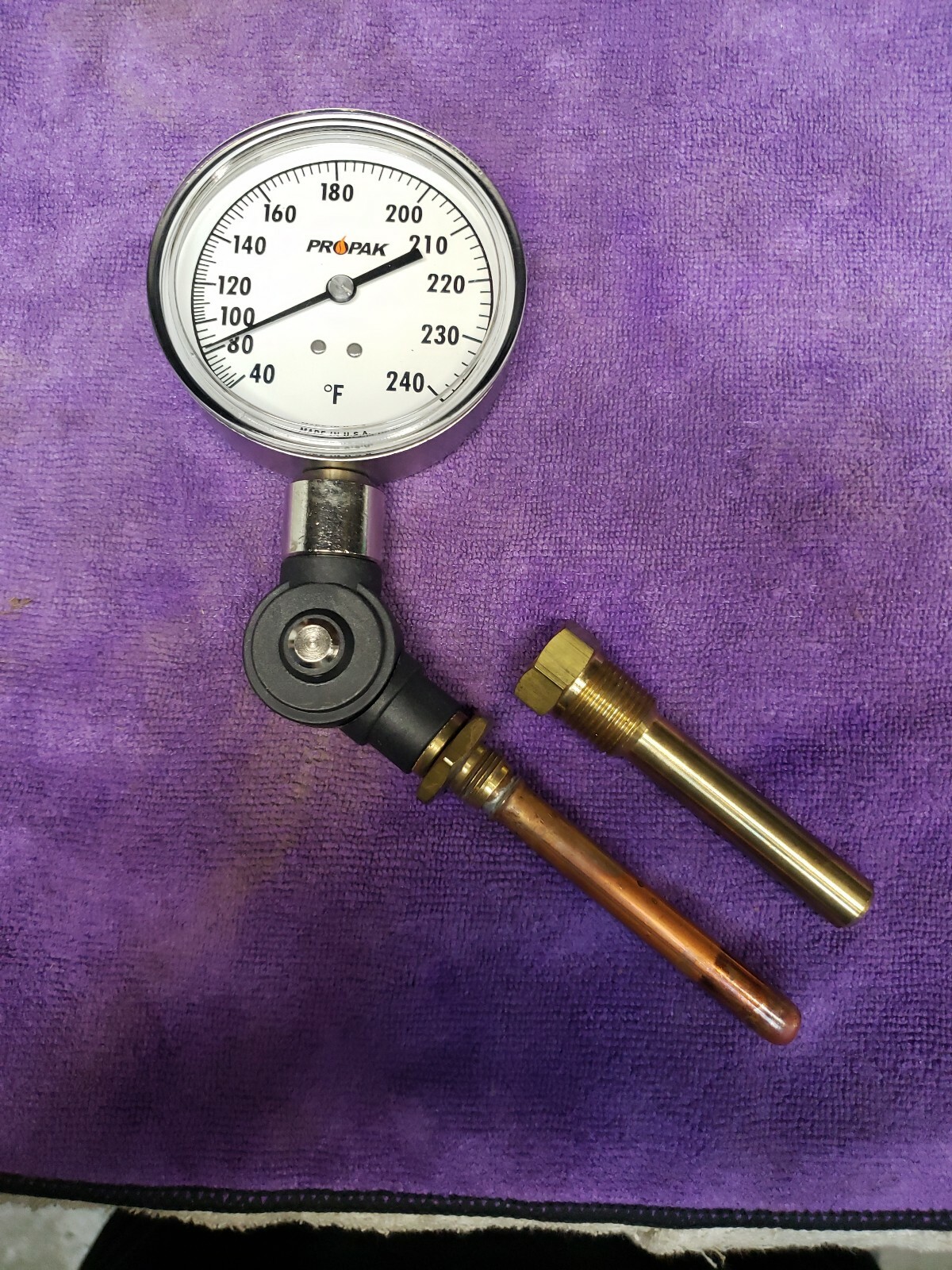 Thermometer Industrial Propak Glass. Multi Position