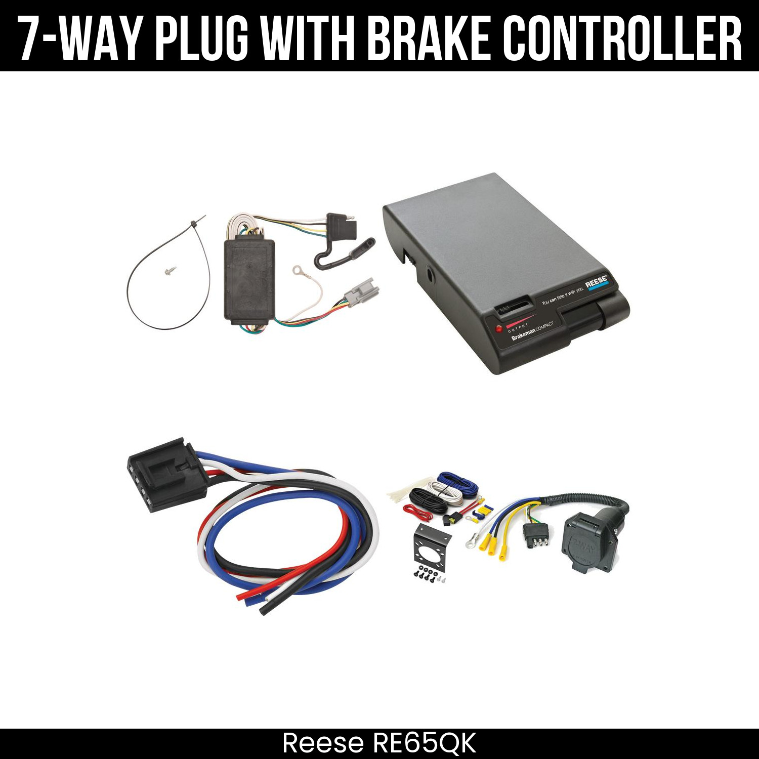 Reese RV 7-Way Wiring Brake Control For 05-06 Chevy Equinox 2006 Pontiac Torrent