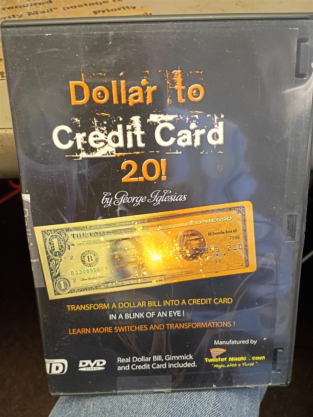 Dollar to Credit Card 2.0 by Twister Magic DVD