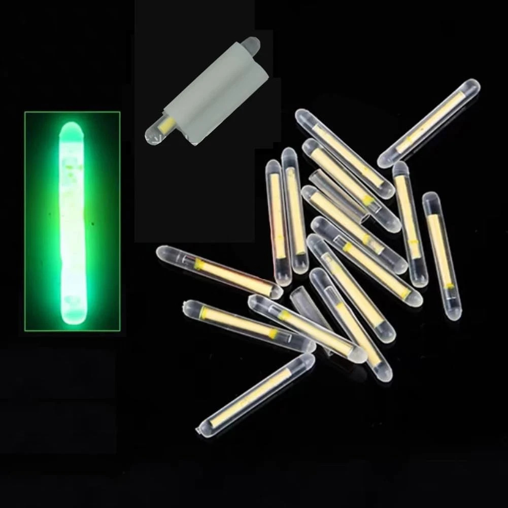 100 PCS Glow Sticks for Fishing Bobbers and Rod Tips Night Fishing Decorations