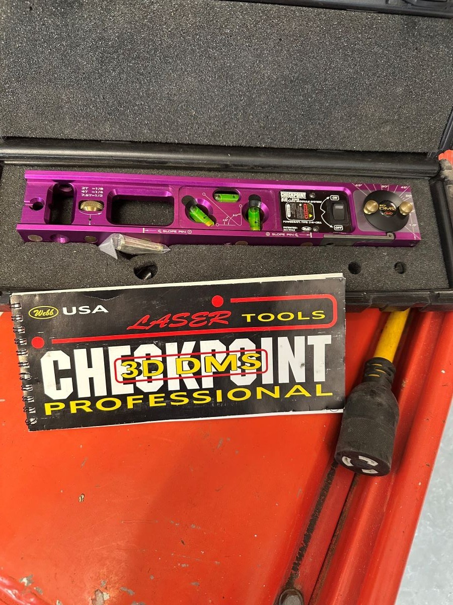 Checkpoint 3D-DMS Dynamic Module System Laser Level Purple Anodized Aluminum USA