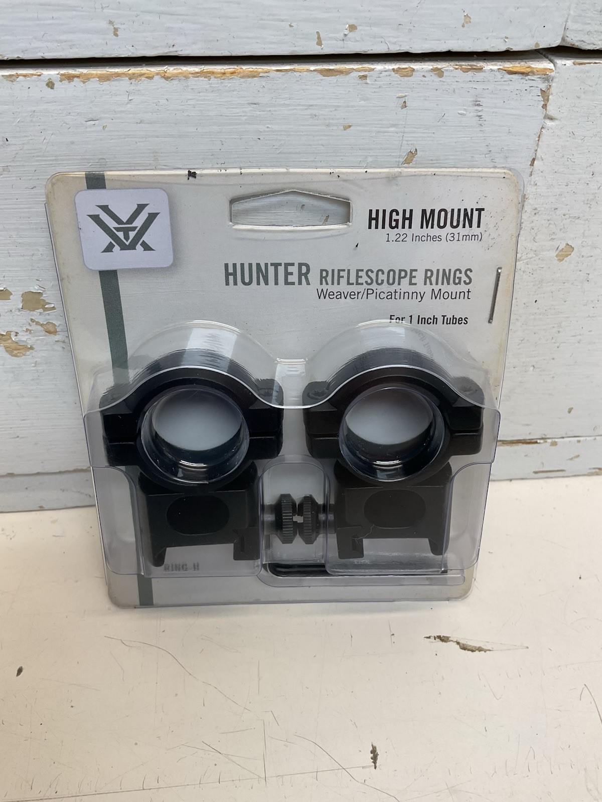 Vortex Hunter 1-inch High Mount Rings 1.22in 31mm -- New