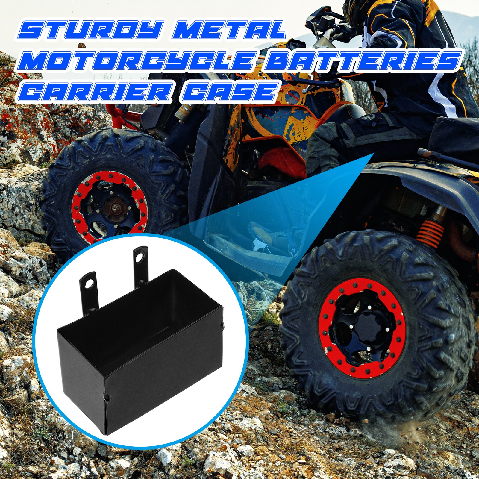 Battery Storage Carrier Case For 50cc 70cc 110cc