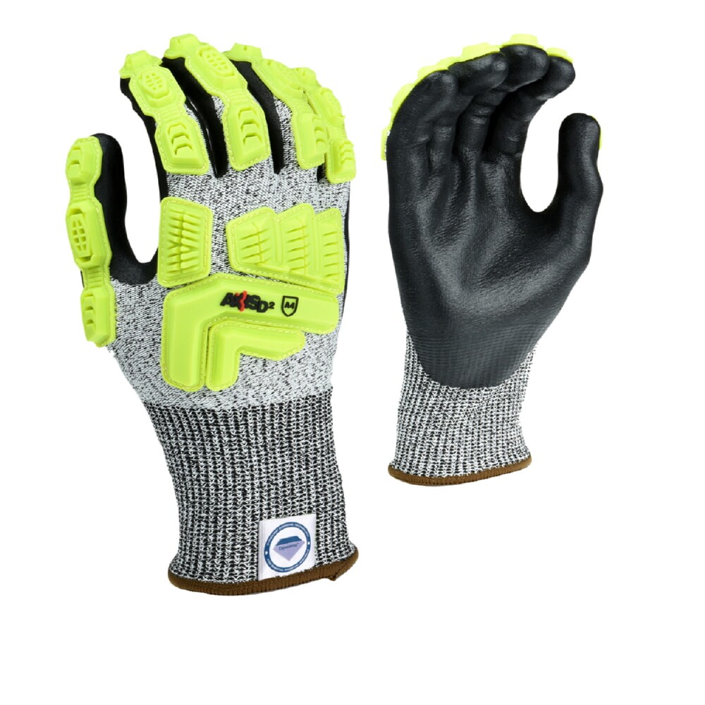 Radians RWGD110 Dyneema Impact Protection Cut A4 Work Glove 13-Gauge [12 PACK]