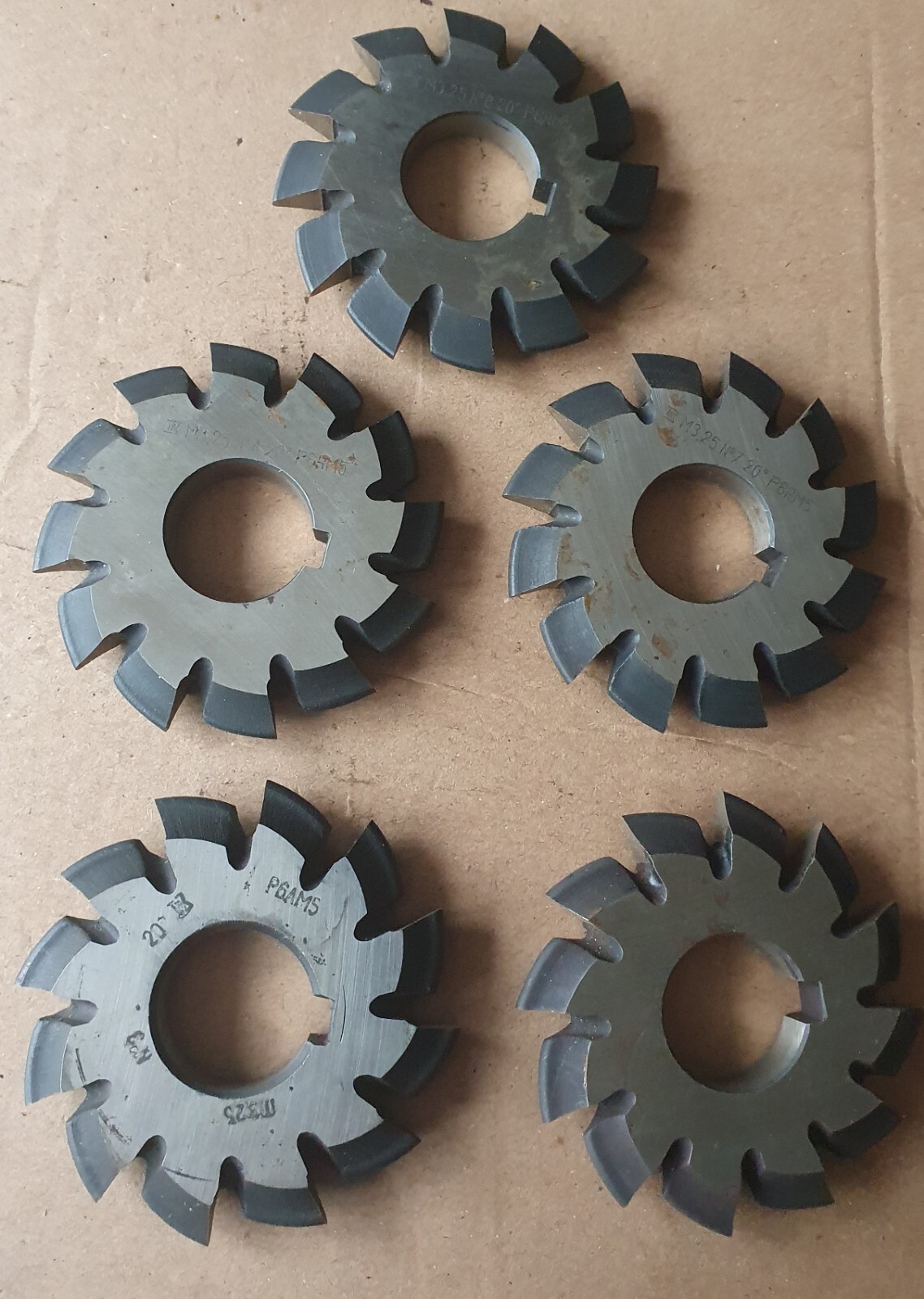 Involute Gear Cutter M3,25 PA 20°  HSS M2  .