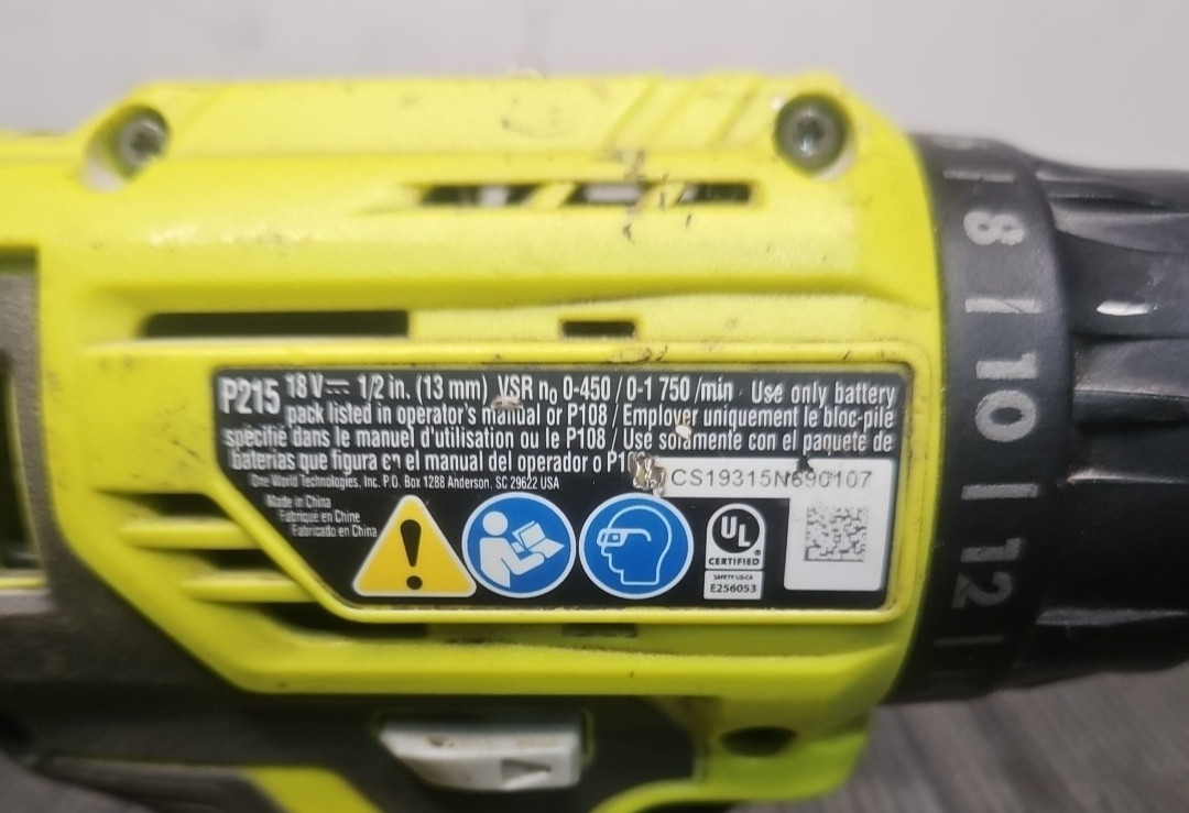 Ryobi 18V ONE+ 5-Tool Combo Kit with Tool Bag