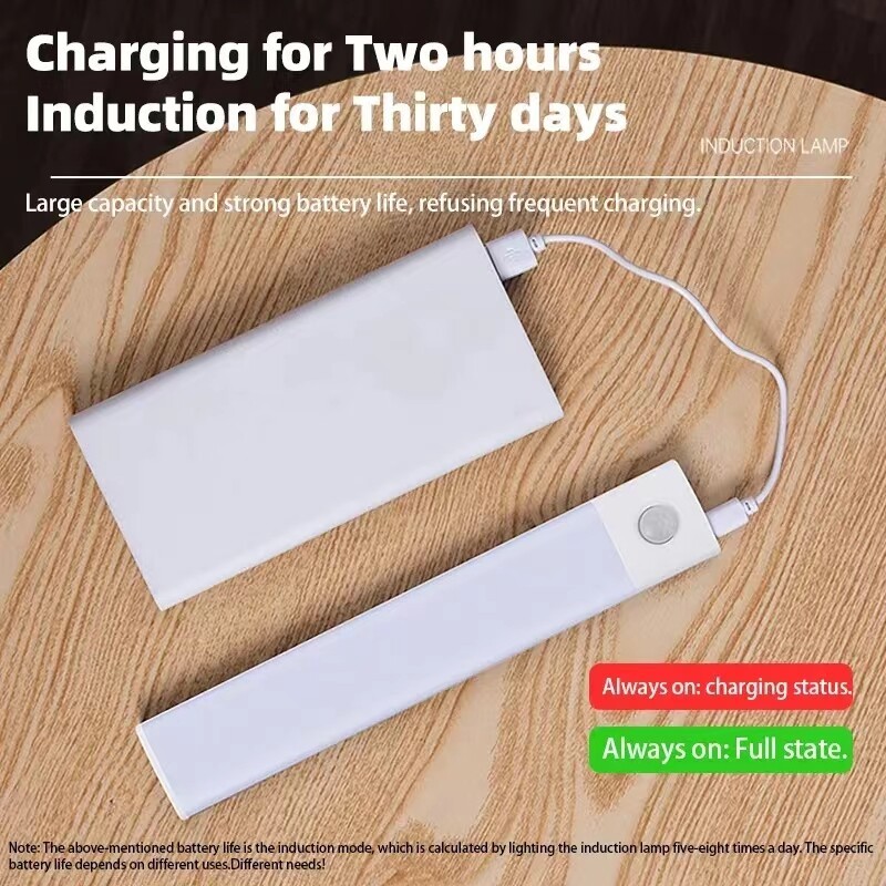 3 Pack Rechargeable LED Under Cabinet Lights Motion Sensor 3 Color for Kitchen