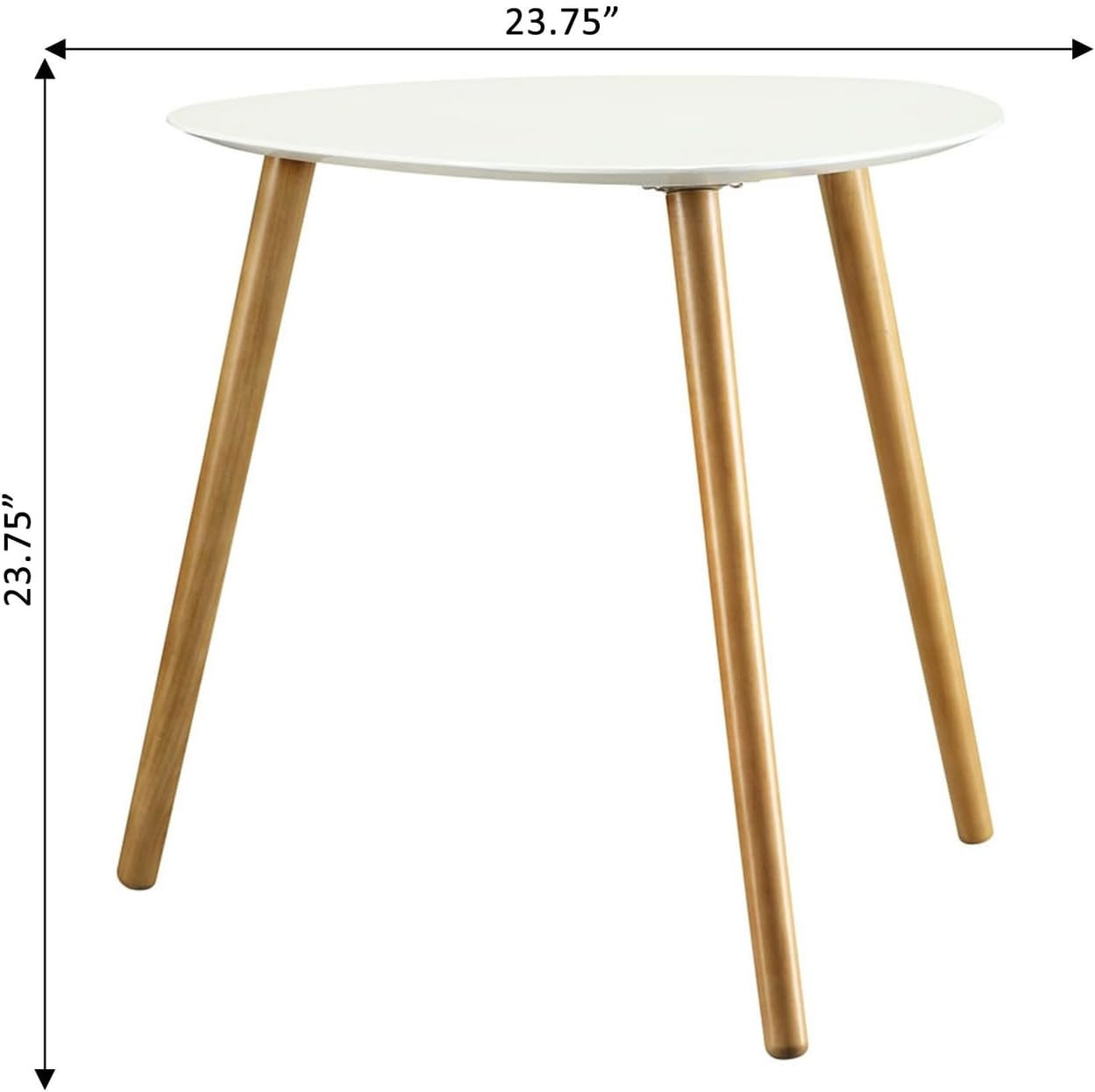 Stylish Oslo White End Table - Perfect for Any Modern Living Space