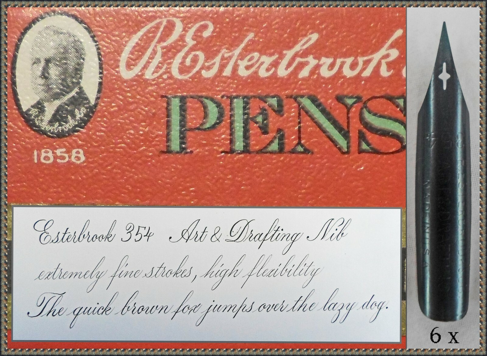 12 vintage R.Esterbrook & Co no.354 Art & Drafting nibs