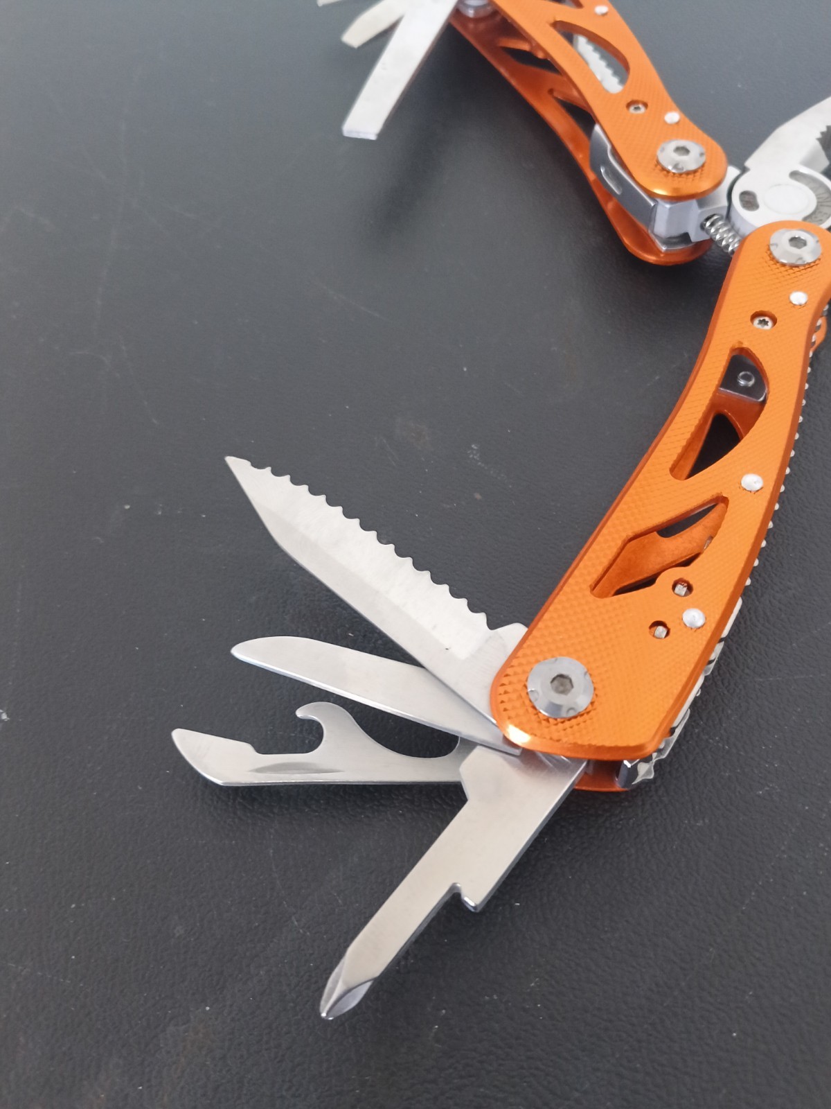 Quality Durable Stainless Steel -Orange Multi Tool.