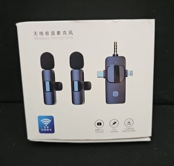 3 in 1 Professional Wireless Lavalier Microphone - [B-5]