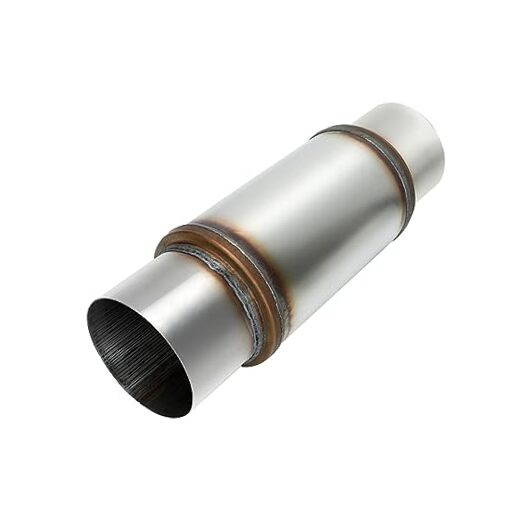 Exhaust Resonator 5" Inlet 5" Outlet High 5" Inlet 5" Outlet 18" Overall Length