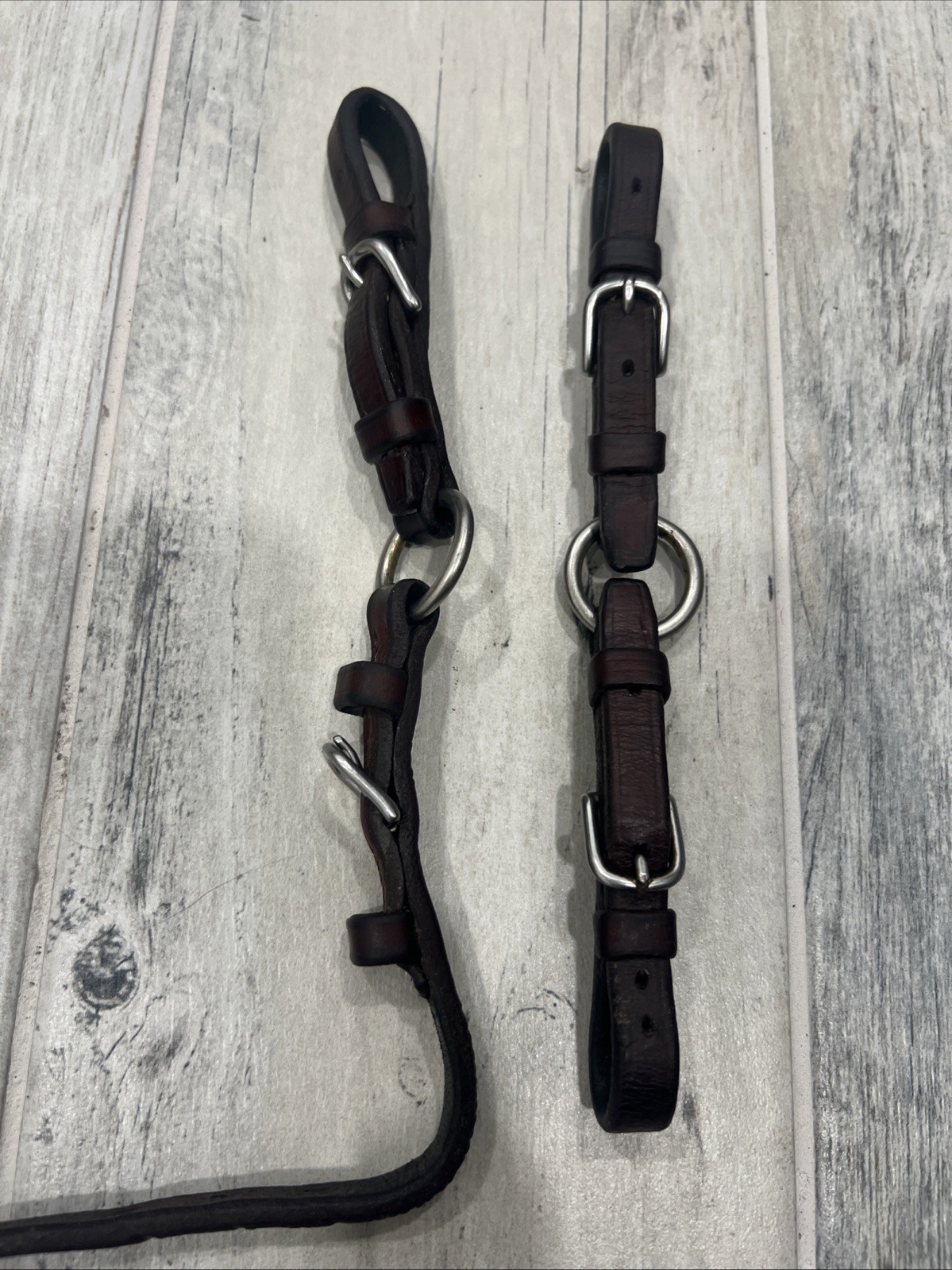 Cwd Pelham Converters In Brown And A Silver Ring In The Middle.