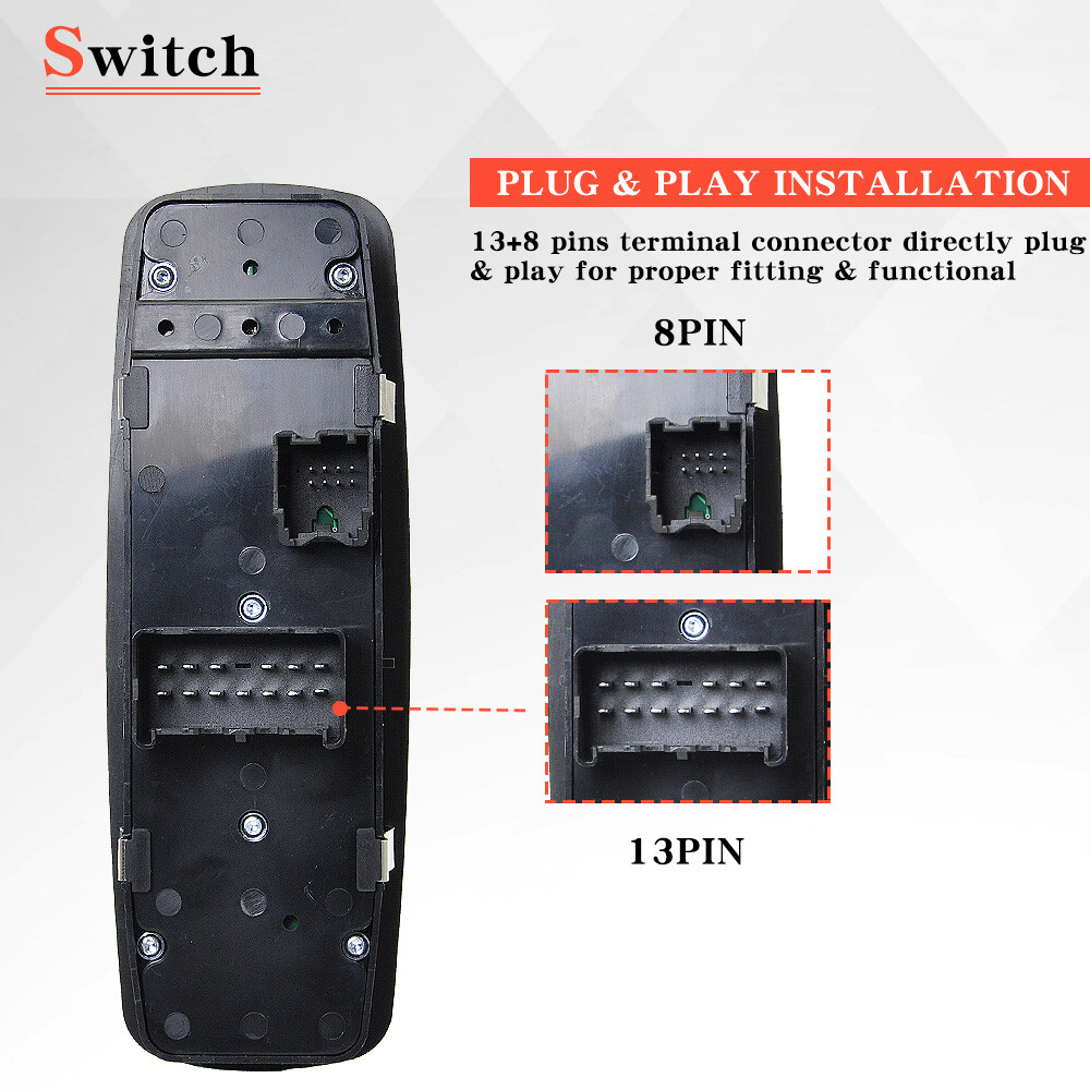 Master Power Window Switch Driver Side For Jeep Liberty 2008-2012 Nitro Journey