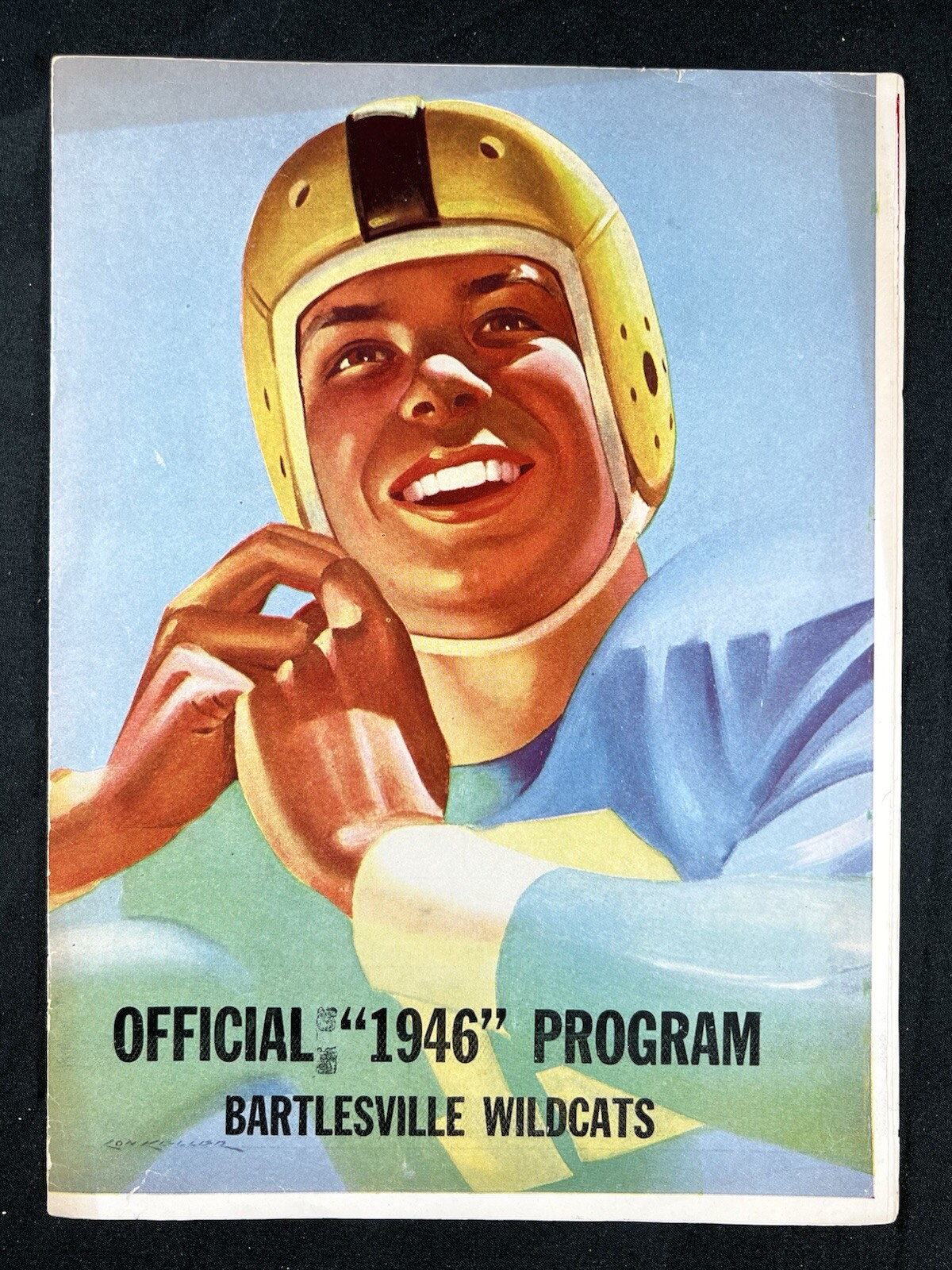 1946 Bartlesville Wildcats Muskogee High School Football Program Oklahoma Col-Hi