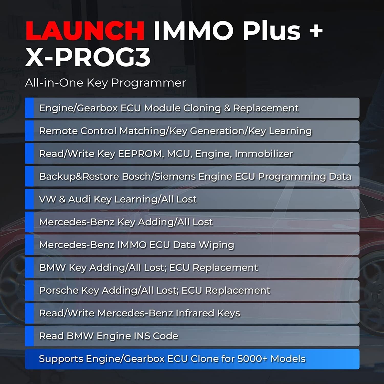 2025 Launch X431 IMMO PLUS PAD VII ECU Programming All System Diagnostic Scanner