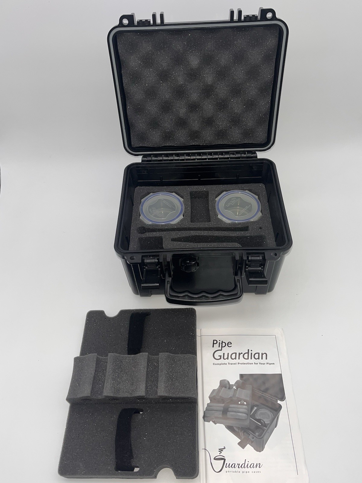 Pipe Guardian Hard Travel Case Protective Storage Box with Foam Inserts