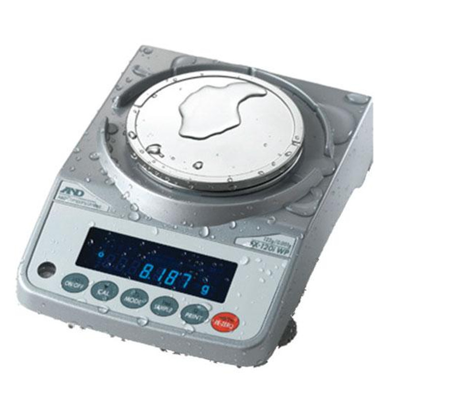 A&D FZ-1200iWP Precision Balance Washdown Scale  Internal Cal 1200x0.01g NEW
