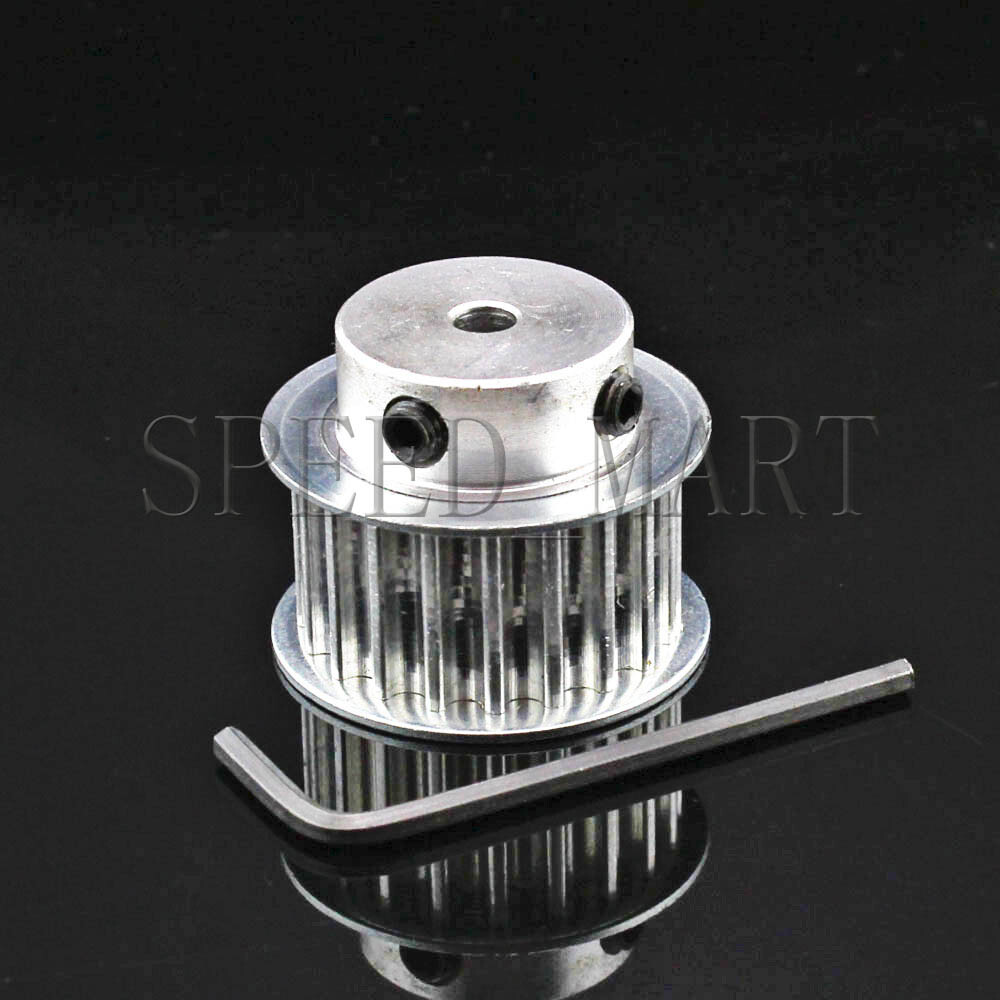 5M HTD5M Aluminum Timing Belt Pulley 19 Teeth 6mm Bore 16mm width Stepper Motor