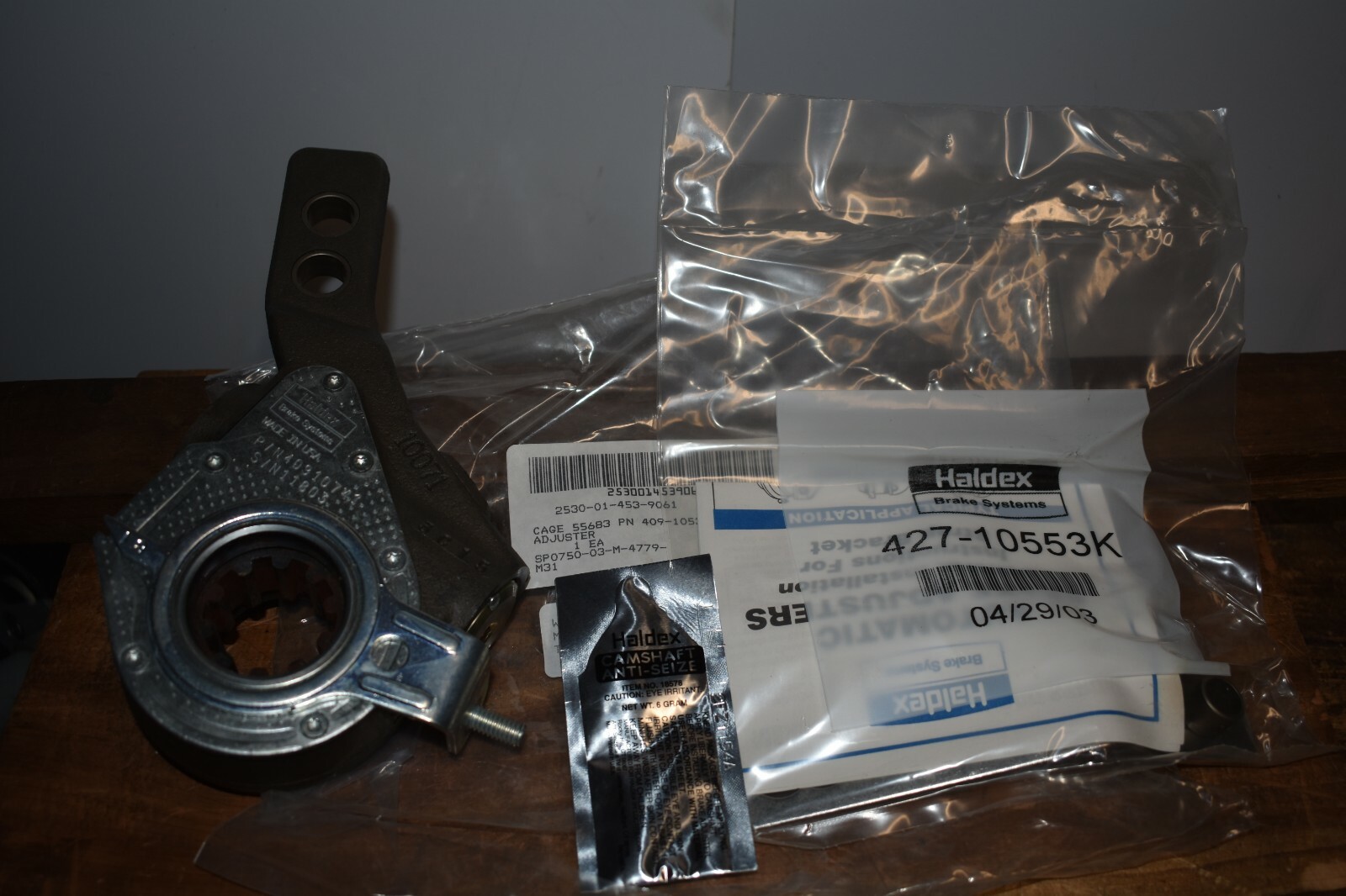 Haldex 40910741 Slack Adjuster New NSN: 2530-01-453-9061 PN: 40910533