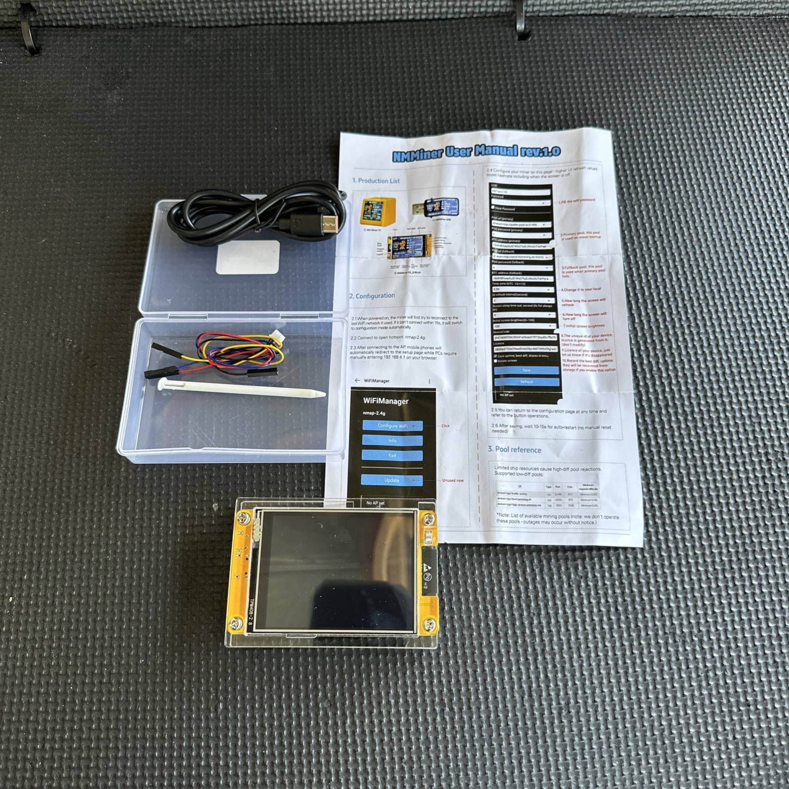 NMminer Over 1000KH/s USB NerdMiner V2 Bitcoin Solo Lottery Miner PreLicensed C2