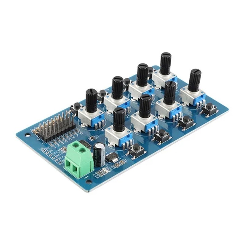 Professional 8Way Servo Controller Debugging Board for Serial Port Connection