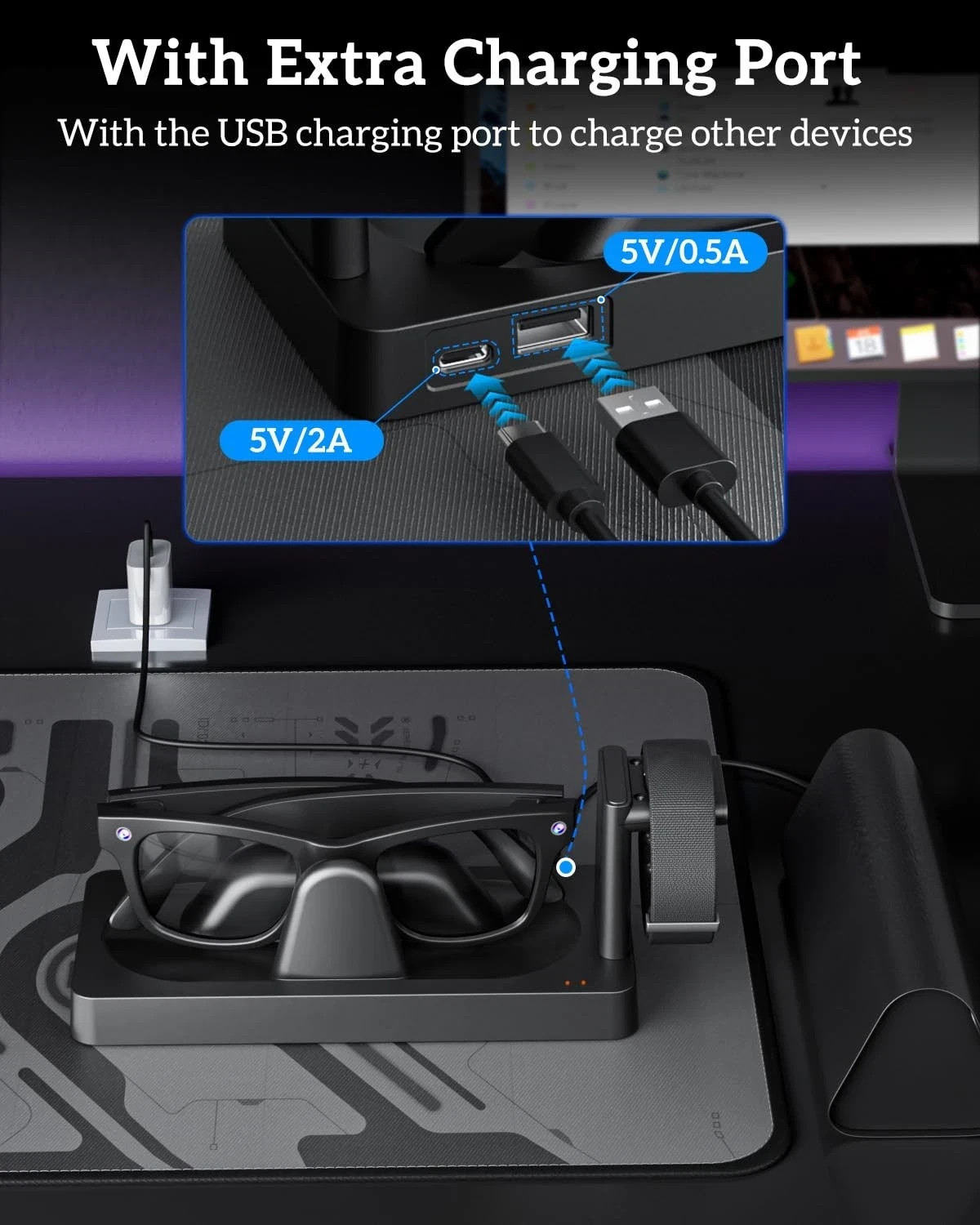 Charging Dock for Meta Ray-Ban For Display & Neural Band