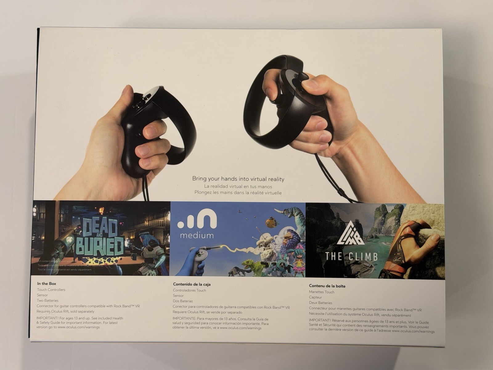 *RARE* Oculus Rift CV1 VR Virtual Reality Headset & Touch Controllers NEW