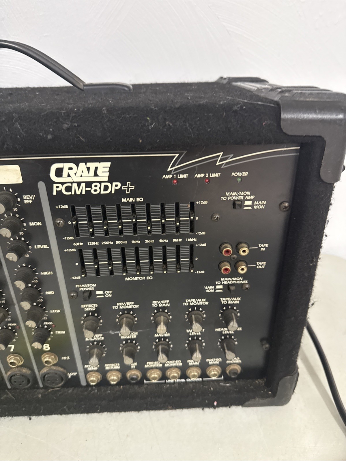 Crate PCM-8DP+ Powered PA Mixer 8-Channel Amplifier