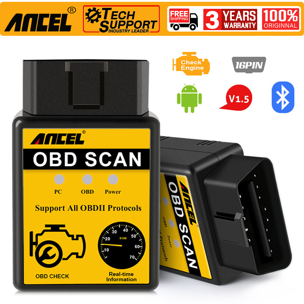ANCEL ELM327 OBD2 Scanner Car Diagnostic Tool Check Engine Fault Code Reader