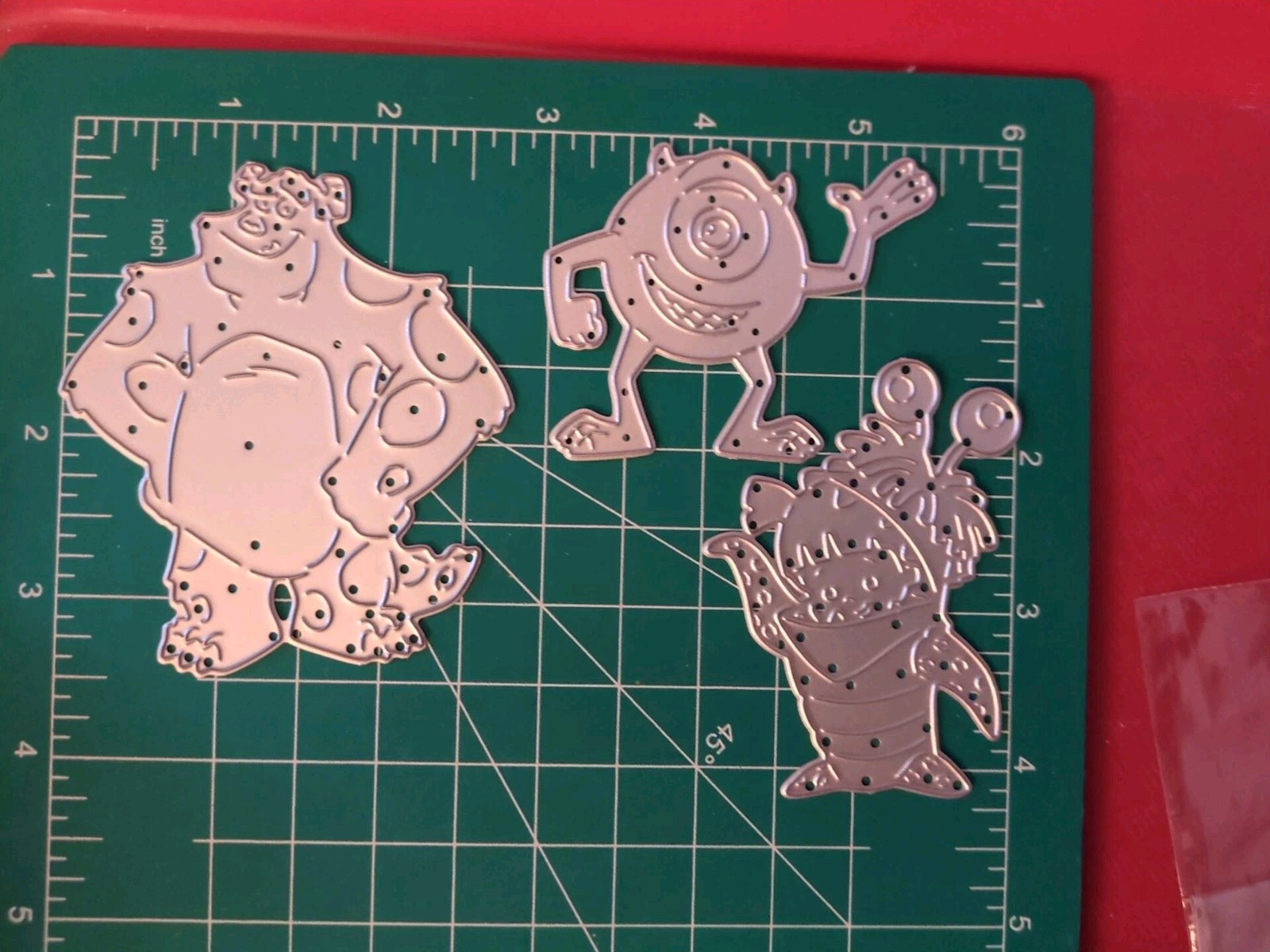 Metal Die Cut 4 Sizzix Universal Monster Inc Disney Mike Boo Sully Birthday Cake