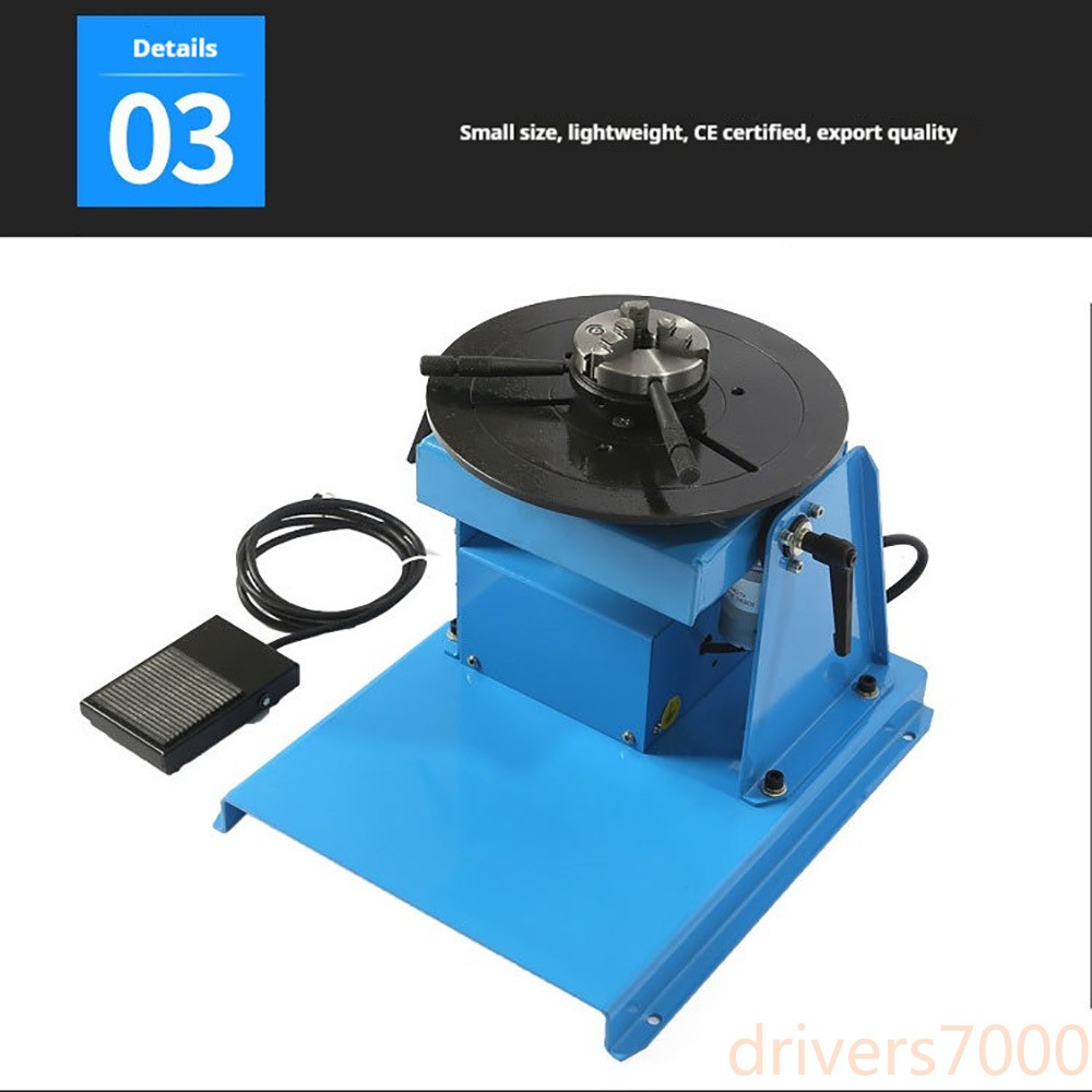 Rotary Welding Positioner 10KG Turntable Table Welder Positioning Machine