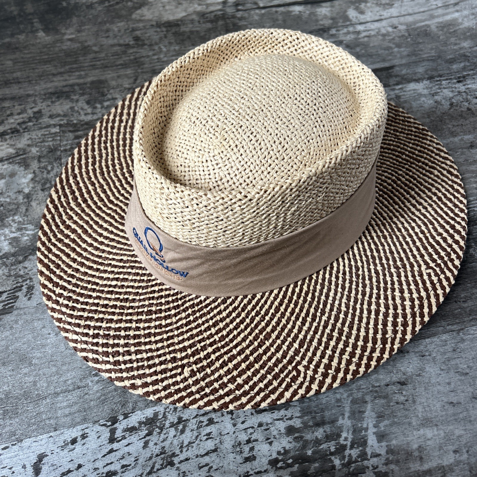 Quail Hollow PGA Golf Championship Ambassador Straw Hat Adult Medium Large