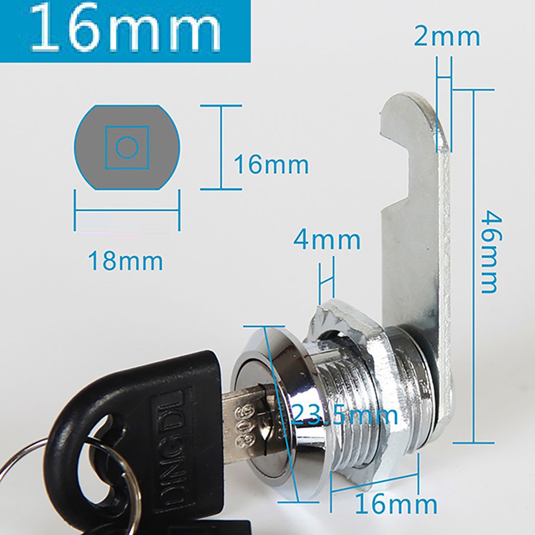 Replacement Cam Lock Locker Furniture Post Mail Box Lockers Differ / Same 2 Key