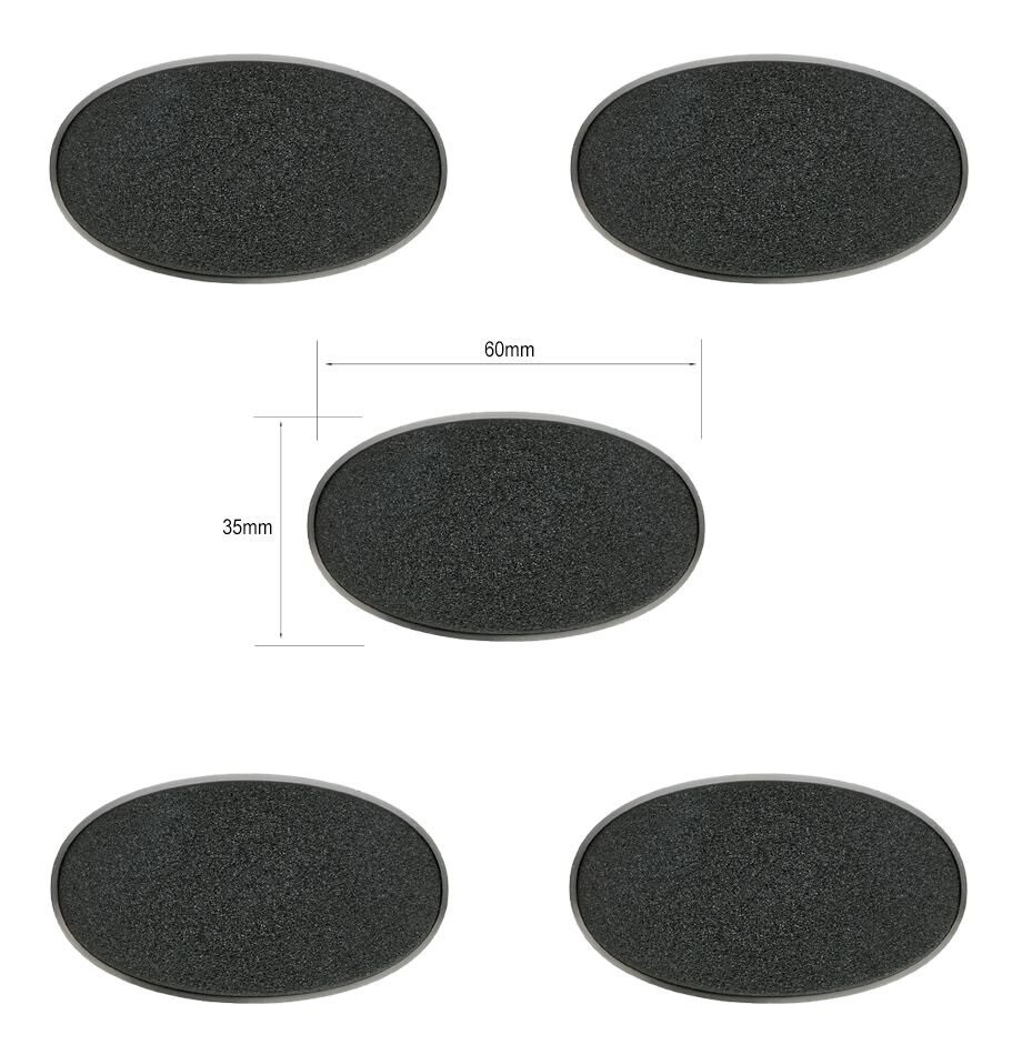 Citadel 60x35mm Oval Bases x5 Blister Warhammer Age of Sigmar 40K AOS NIB