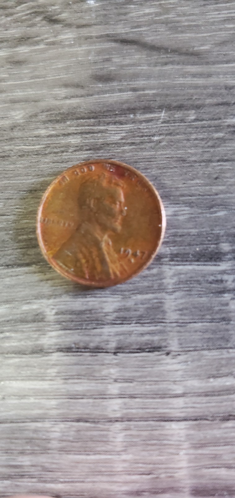 1947 S Lincoln Wheat Penny