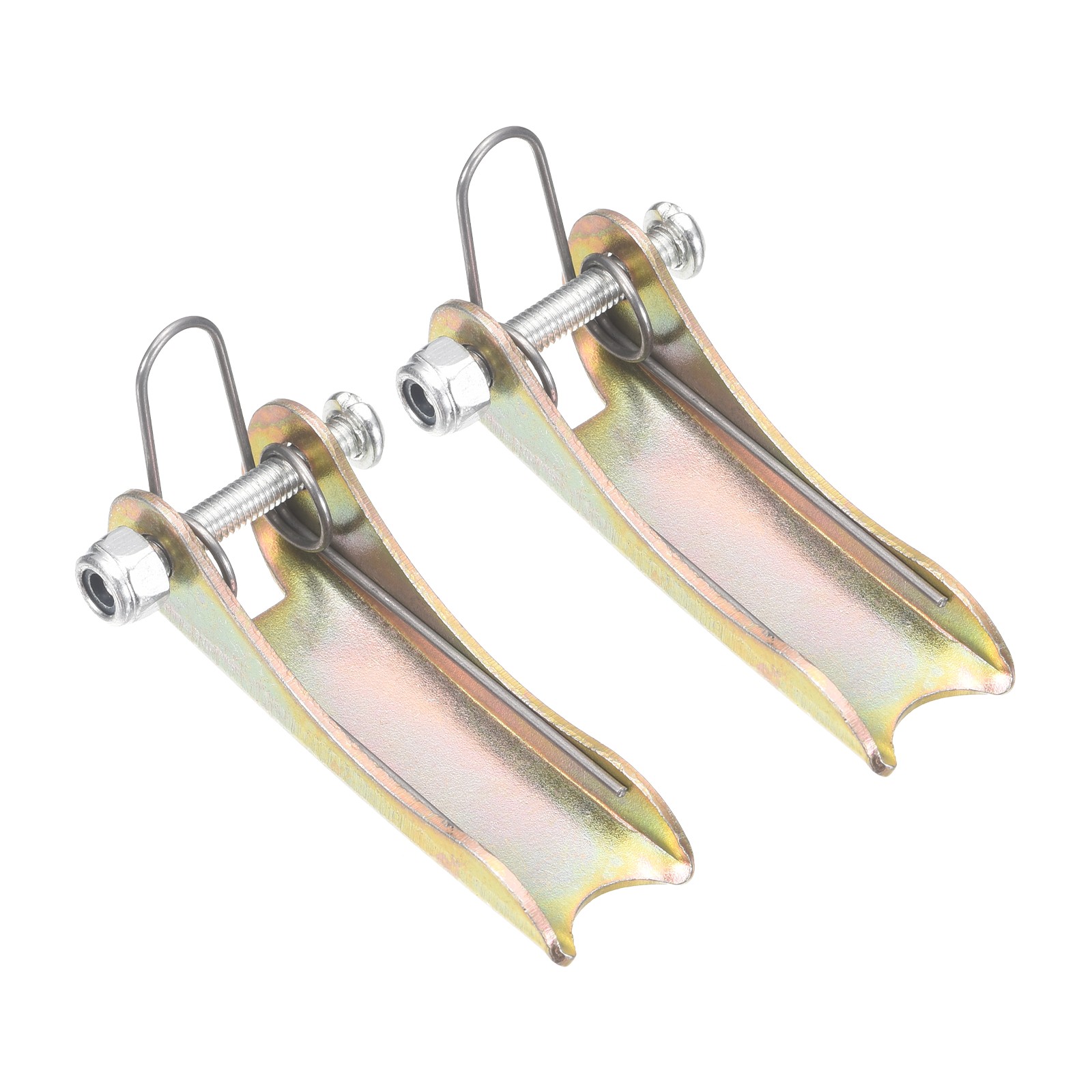 2 Pack 1.6 Inch / 40mm 1T Metal Replacement Hooks Latch, Color Steel