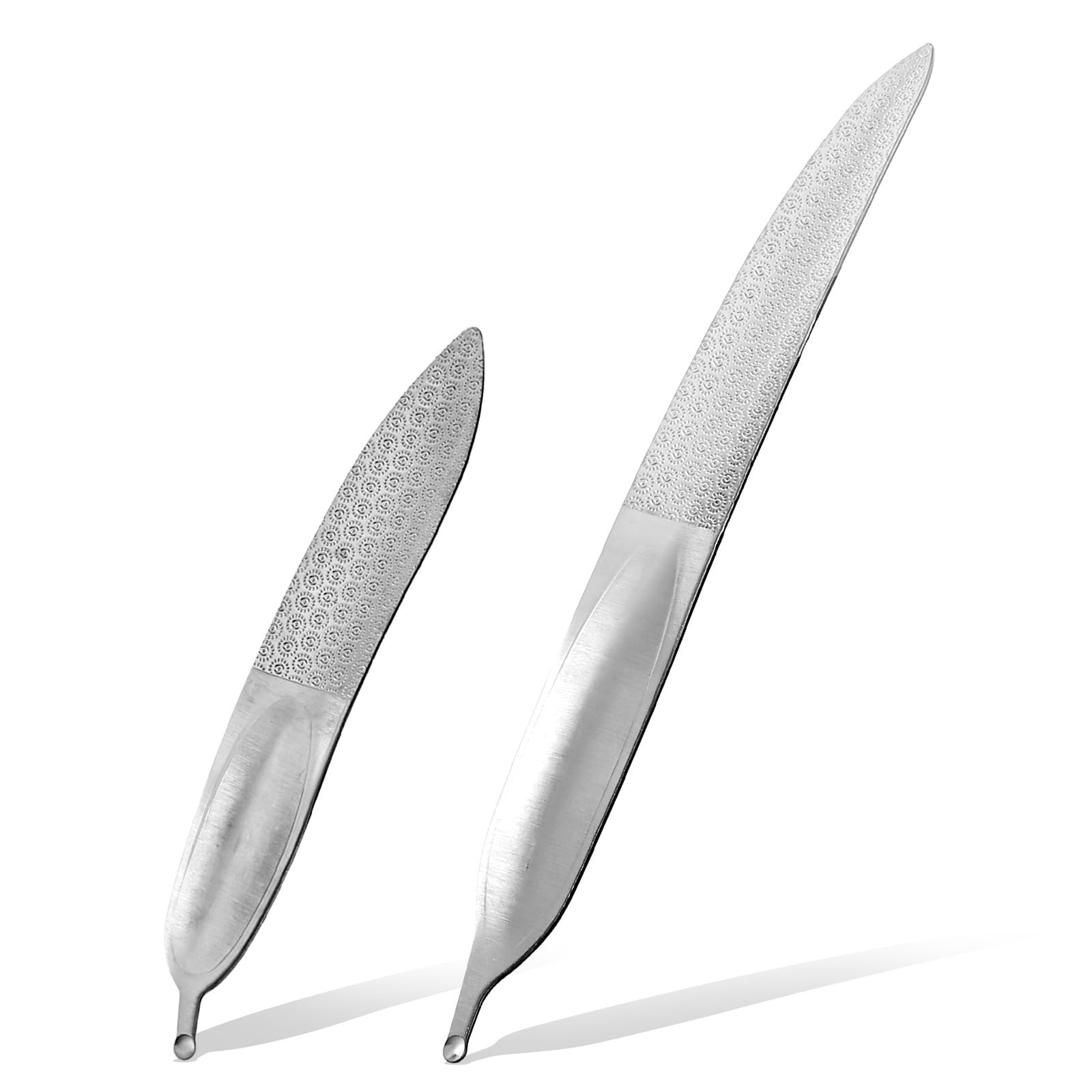 Curved Metal Nail Files 2PCS Double Sided Diamond Deb for Thick Nails Tool USNew