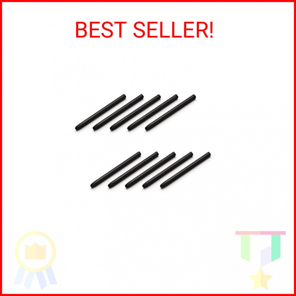 10 Pack Replacement Refill Pen Nibs Standard Fit for Wacom Bamboo Intuos Pens Wa