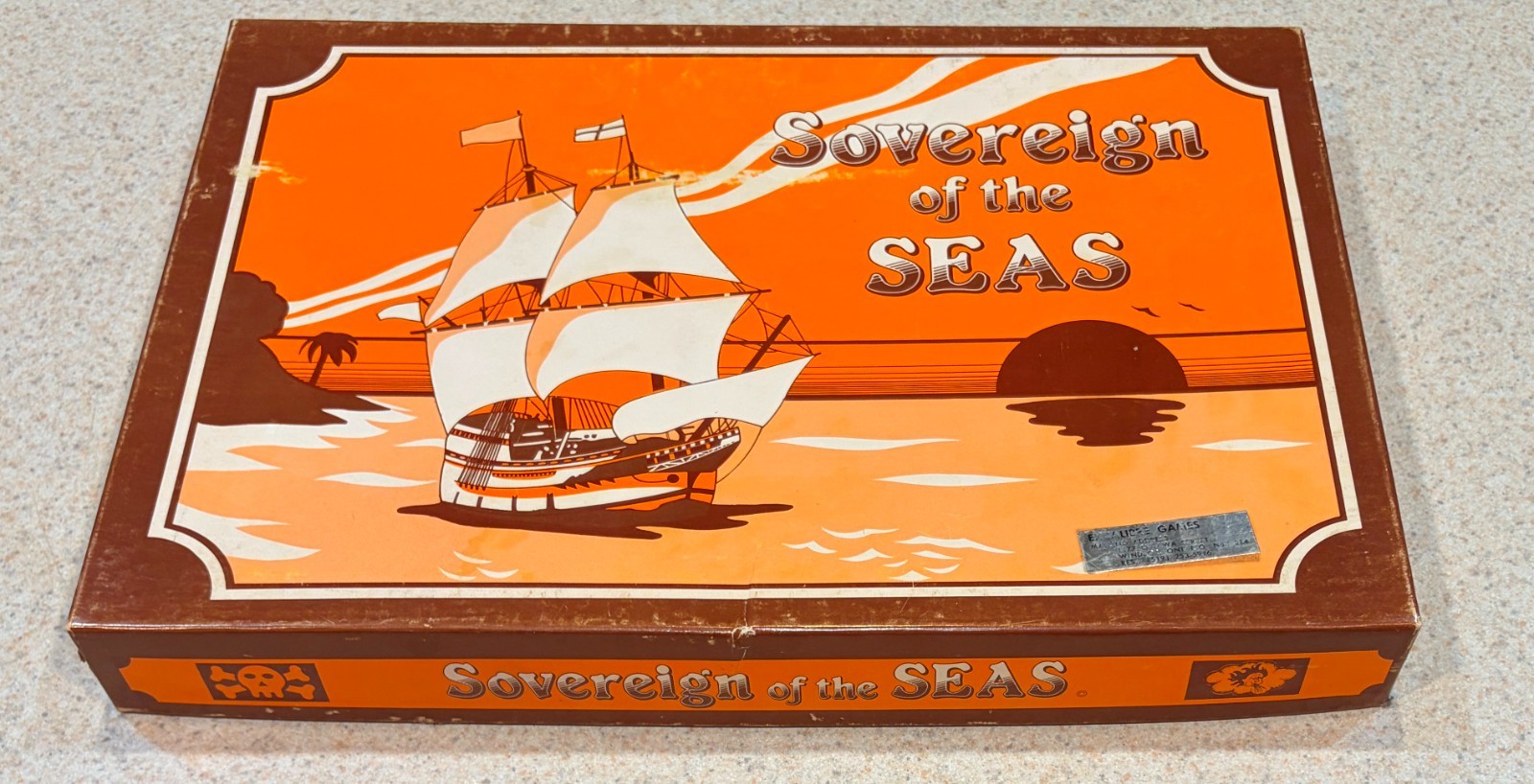 SOVEREIGN OF THE SEAS Naval Box RPG (Exaclibre Games Vintage) -- UNPUNCHED